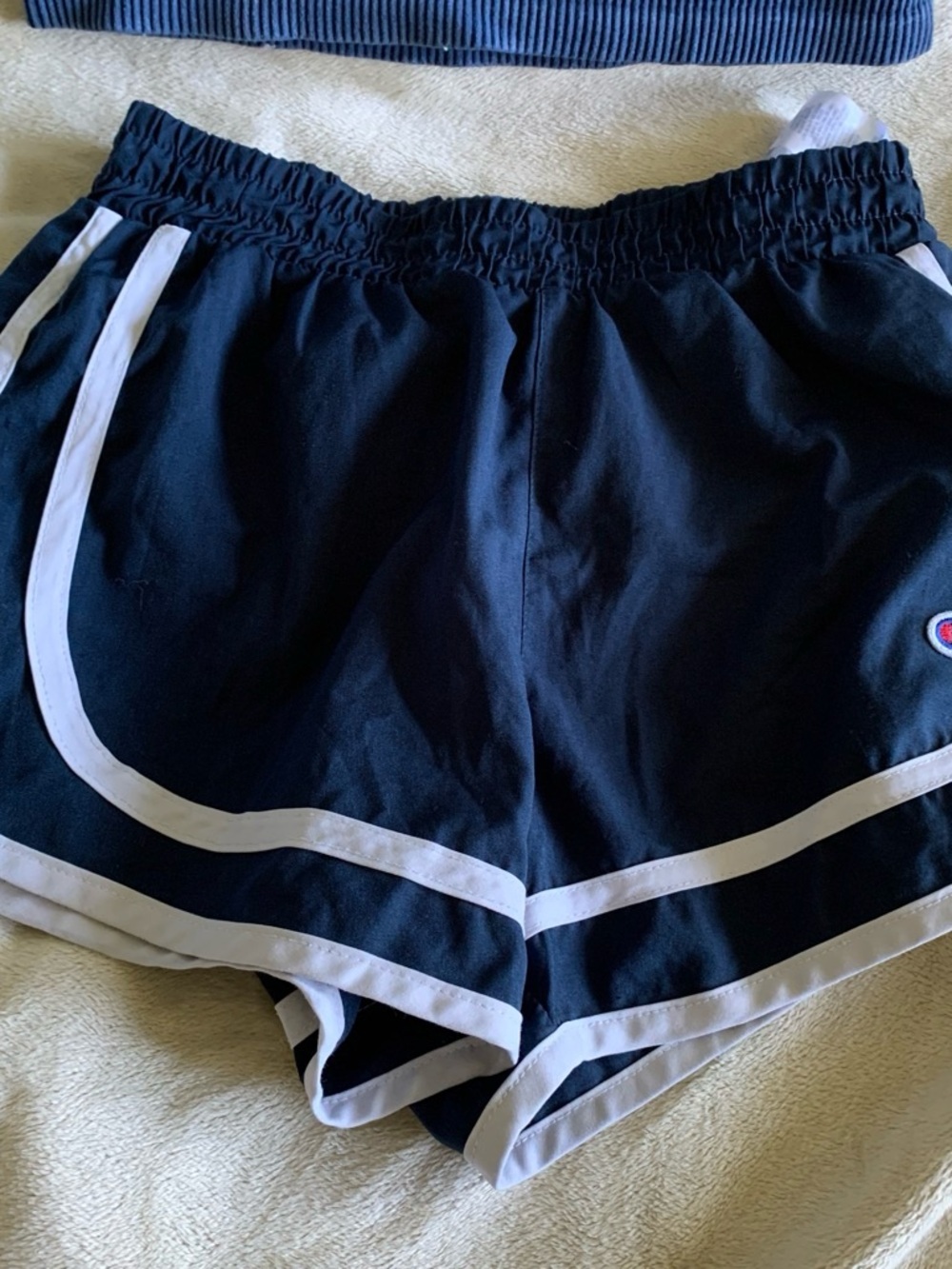Girls Champion Athletic Shorts with White Trim